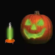 HALLOWEEN GLOW STICK Flameless MONSTER GLOW LIGHT SAFE LED for Your PUMPKIN NEW