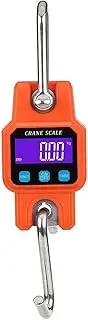 [JAJAJ] Industrial Digital Crane Scale Portable Electronic Hook Scale, Hanging Scale, Charging Bluetooth Mini Lifting Scale for Household Use for Farm,Livestock,Factory,Construction(Orange with BT)