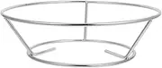 KITANDOVE Outdoor Cooking Stainless Pot Rack Firewood Storage Rack Round Steel Pot Holder 1pc