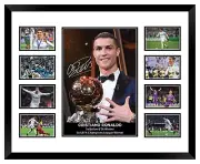 CRISTIANO RONALDO 2018 5x BALLON D'OR SIGNED LIMITED EDITION FRAMED MEMORABILIA