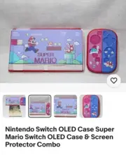 Nintendo Switch OLED Case Super Mario Switch OLED Case & Screen Protector Combo