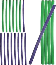 BELLIFFY 2 Packs Heatless Curler Rods Flexible Foam Curling Rollers for Natural Hair for Long Styles Random Color Hair Styling Tool Random Color