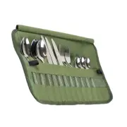 Travel Cutlery Organizers Tablewares Storage Hangings Bag Camping Utensils