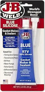 JB Weld Silicone Gasket Maker and Sealant, Blue, 85 g