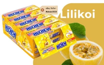Hawaii Lilikoi-passion Fruit-Hi Chew Morinaga Chewy Candy 1.76 oz (Pack of 15)