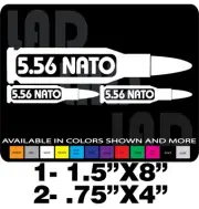 5.56 NATO GUN DECALS AMMO CAN LABEL SET ARMALITE RUGER S&W MINI RANCH AR15