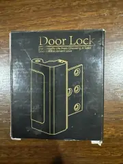 Home Security Door Lock Withstand 800 lbs for Inward Swinging Door,Door Reinforc