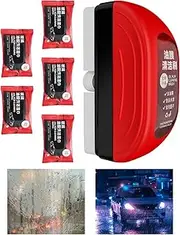 Vgvgaj Oil Film Cleaner | Multi-Purpose Oil Dirt Remover - Car Glass Stains Cleaner Brush with Wipes to Improve Visibility for Home Automotive Mirror Door