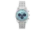 Orient Contemporary Chronograph Stainless Steel Sky Blue Dial Quartz RA-TX0304L Men's Watch