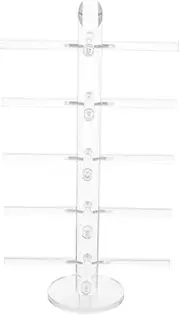 GANAZONO Acrylic Eyeglasses Display Rack Sunglasses Holder Stand for Organizing Showcasing Glasses Stable Design for Retail Home Use Eyewear Storage
