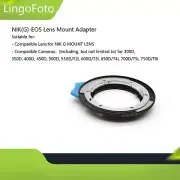 NIK(G)-EOS Lens Adapter for Nikon G Mount Lens for EOS EF Mount Camera 300D 350D