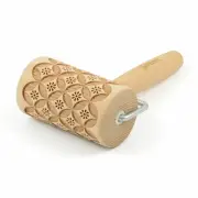 Folkroll dough roller china pattern rolling pin embossing roller pattern beec...