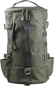 Fishing Backpack | Tackle Box Sling Bag with Rod Holder,Waterproof Reel Equipment Bait Storage Pack for Riverside Mountain Trekking