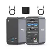 USB C Docking Station Dual Monitor, Dual HDMI USB C Dock, Laptop Docking Stat...