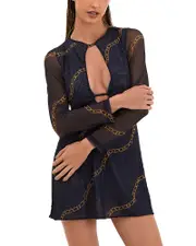 ViX Nautique Cleo Keyhole Cover Up Dress