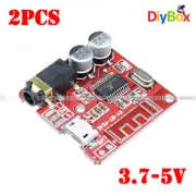 2PC 3.7-5V Mini Bluetooth 4.1 Audio Receiver MP3 Decoder Amplifier Circuit board