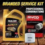 Ryco Oil Filter Nulon 7L APX5W30C23 Engine Oil for Subaru Forester SHJ