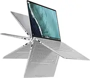 [ASUS] Chromebook Flip Laptop Silver 14-14.99 inches