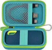 Case for SanDisk Extreme Portable SSD Portable SSD 480GB 500GB 1TB 2TB 4TB 8TB, External Hard Drive Hard Carry Case (Storage Box Only) - Green