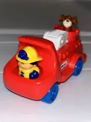2004 Burger King Meal Toy Little Tikes Fire Engine - Dog Spins When Truck Rolls