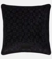 Gucci Horsebit jacquard velvet cushion