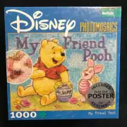 New Disney Photomosaics Jigsaw Puzzle My Friend Pooh 1000 pc unopened BRAND NEW