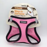 Pink Step-In Air Mesh Reflective No Pull Harness for Dogs & Cats Size Small