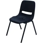 RAPIDLINE STACKING CHAIR PP W450mm x D370mm x H440mm Black