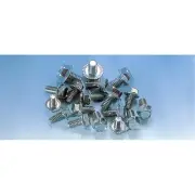 Milodon Engine Oil Pan Bolt Set 85000; Cad Plated Steel, Hex for SBC, Olds V8