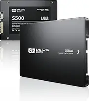 SAN ZANG MASTER SATA SSD 1TB, 2.5 Inch Internal Hard Drive SATA III 6Gb/s, 560MB/s Read, 500MB/s Write, 3D NAND, Compatible with Laptops and PC Desktops, S500