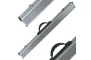 Formula Sports ALUMINIUM Pool Snooker Billiards Cue Case Alloy Dimpled Silver Top