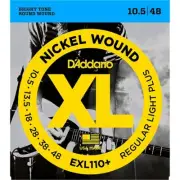 D'Addario EXL110+ Nickel Wound Electric Guitar Strings, Regular Light Plus