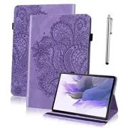 Case for Galaxy Tab S5e 10.5 2019 SM-T720/T725 Embossed Flower PU Leather