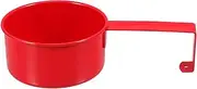 Luxshiny Multi Functional Iron Scoop for Rice Pet Food Laundry Powder Space Saving Hanging Handle Compact Household Measuring Tool Versatile Design for Efficient Storage Organization