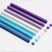540Pcs Paper Star Strips,Origami Kit Stars Strip Sheets,Color Folding Crafts,Luc