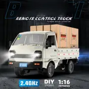 1/16 RC CAR Full Scale Simulation Micro Truck Cargo with Spray Light Drift Car