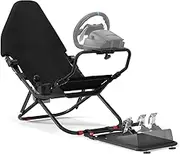 RACGTING Racing Simulator Cockpit for G29 G920 G923, Foldable & Adjustable Racing Seat for Thrustmaster T248X T248 T300 T150 458 TX Xbox PS5 PS4 PC