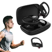 Sweatproof Wireless Bluetooth Earphones Headphones Sport Gym Earbuds