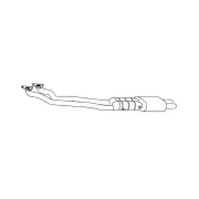Redback Underfloor Catalytic Converter for BMW 5 Series E39 Sedan 2.5L 1996-2000