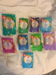 1999 ty beanie babies McDonald’s lot of 9(1,2,4,5,7,8,9,10,11) unopened