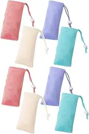 GOOHOCHY Foam Net Soap Bag Mesh Soap Holder for Delicate Wash Travel Minis Products