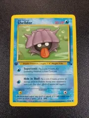 Shellder 54/62 Fossil Set 1st Edition Pokémon TCG 1999 WoTC Vintage