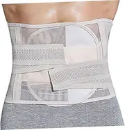Slimming Waist Trimmer Belt for Men Women Workout Support Wrap Elastic Comfortable Beige