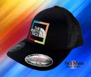 New The North Face Truckee Black Trucker Mens Flexfit Cap Hat