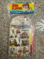VINTAGE TOYS MINI FLIPPER PINBALL GAME BAGATELLE PINBALL RARE San Francisco NEW!