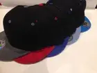 personalised embroidered 2 tone flat peak sanp back cap