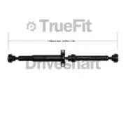 Rear Drive Shaft Propeller fits 2011-2011 Jeep Grand Cherokee Dorman 976-971 Equ