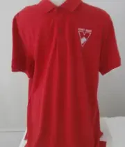 Sydney Swans Official AFL Premium AF3043 Mens Polo Dress Shirt Size Medium