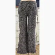 NWT New $118 Anthropologie Essential Crop Flare Leopard Animal Print Pants XS