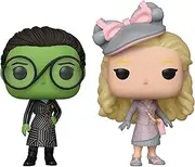 Funko Pop! Wicked 2024 Glinda & Elphaba in Shiz Uniform US Exclusive Vinyl Figure (Pack of 2)